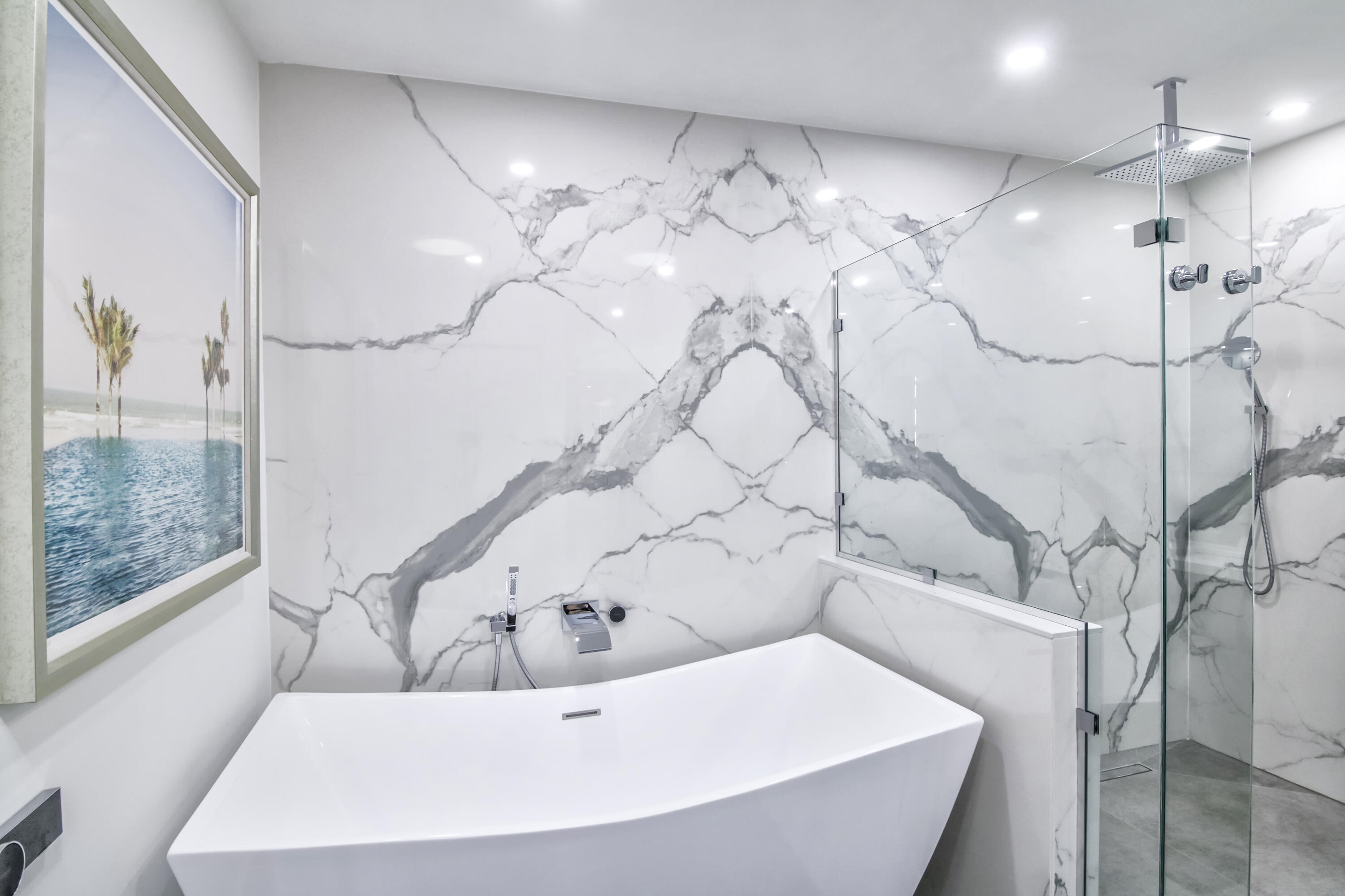 13244 Polo Club Road, Unit C105 Wellington, FL 33414 - Photo 27 of 42 a bathroom with a bathtub and shower