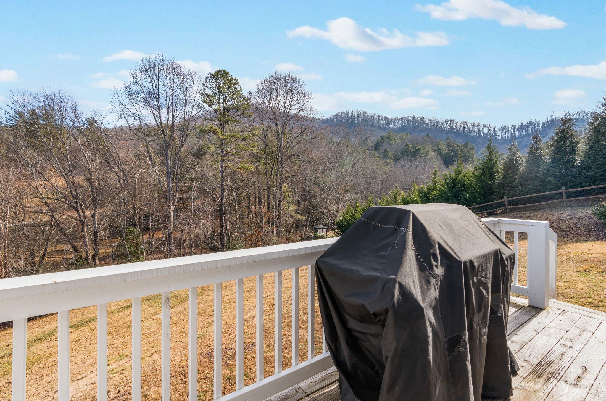874 Burney Mountain Road Fletcher, NC 28732 - Photo 15 of 37 a view of a balcony with an outdoor space