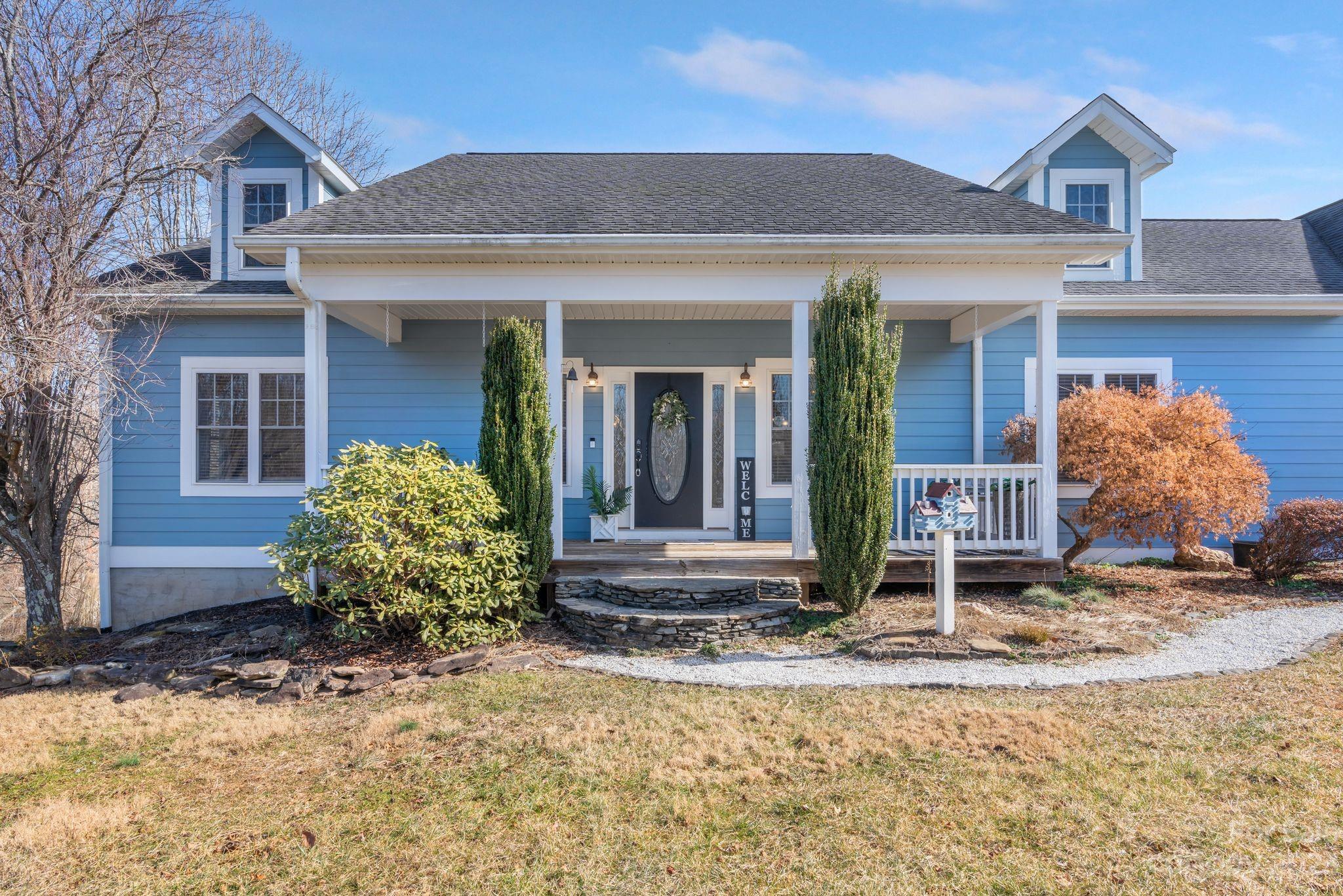 874 Burney Mountain Road Fletcher, NC 28732 - Photo 5 of 37 a front view of a house