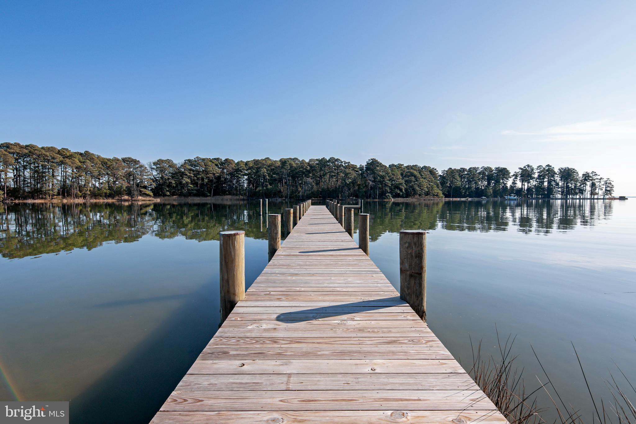 21825 Langdon Farm Road Sherwood, MD 21665 - Photo 12 of 47 a wooden pier with boats in a lake