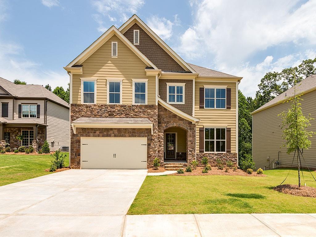 117 Whitneys Way Dallas, GA 30157 - Photo 1 of 1 a front view of a house with a yard