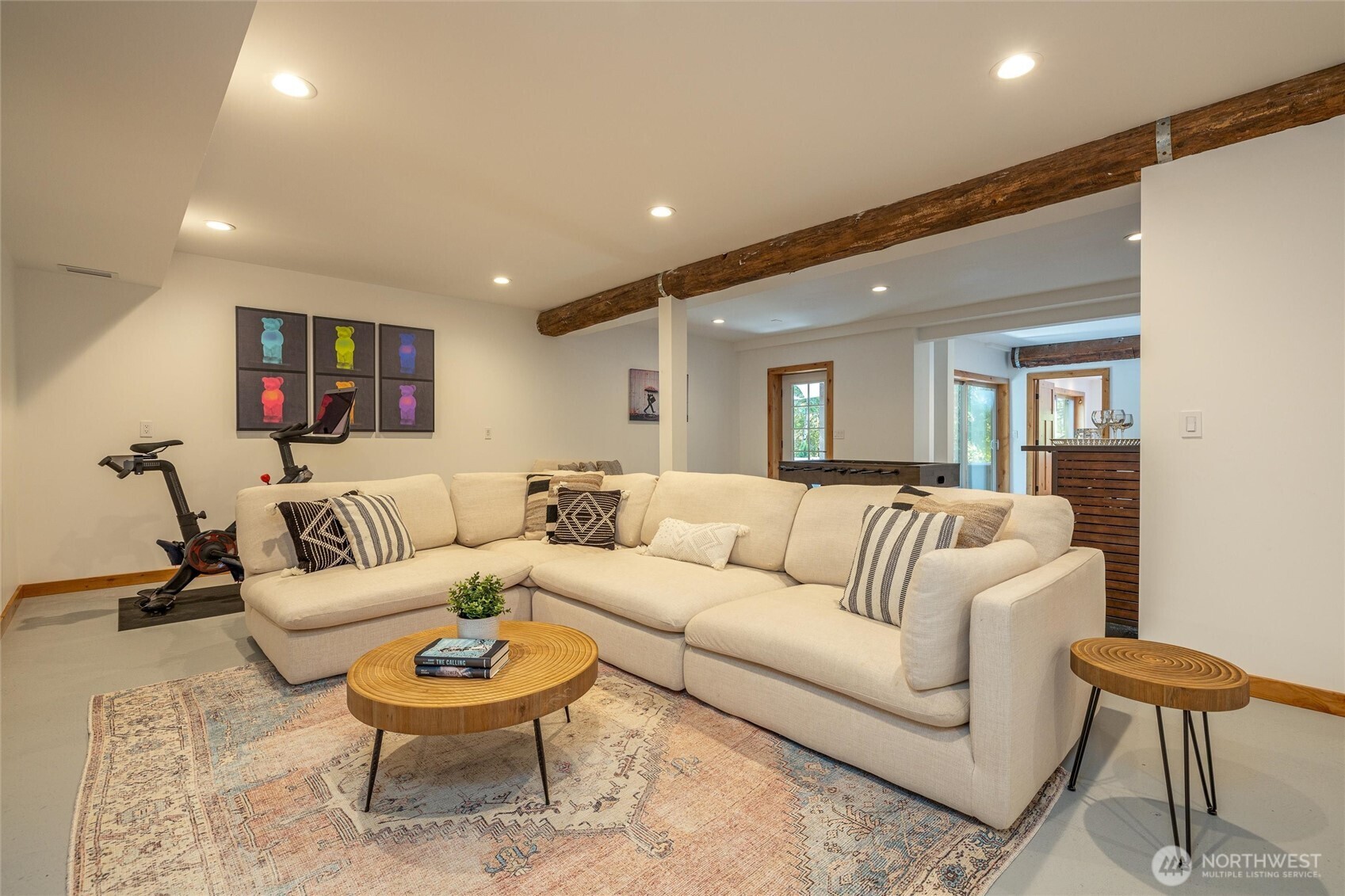 7577 Canyon View Drive Deming, WA 98244 - Photo 23 of 40 a living room with furniture and a glass door