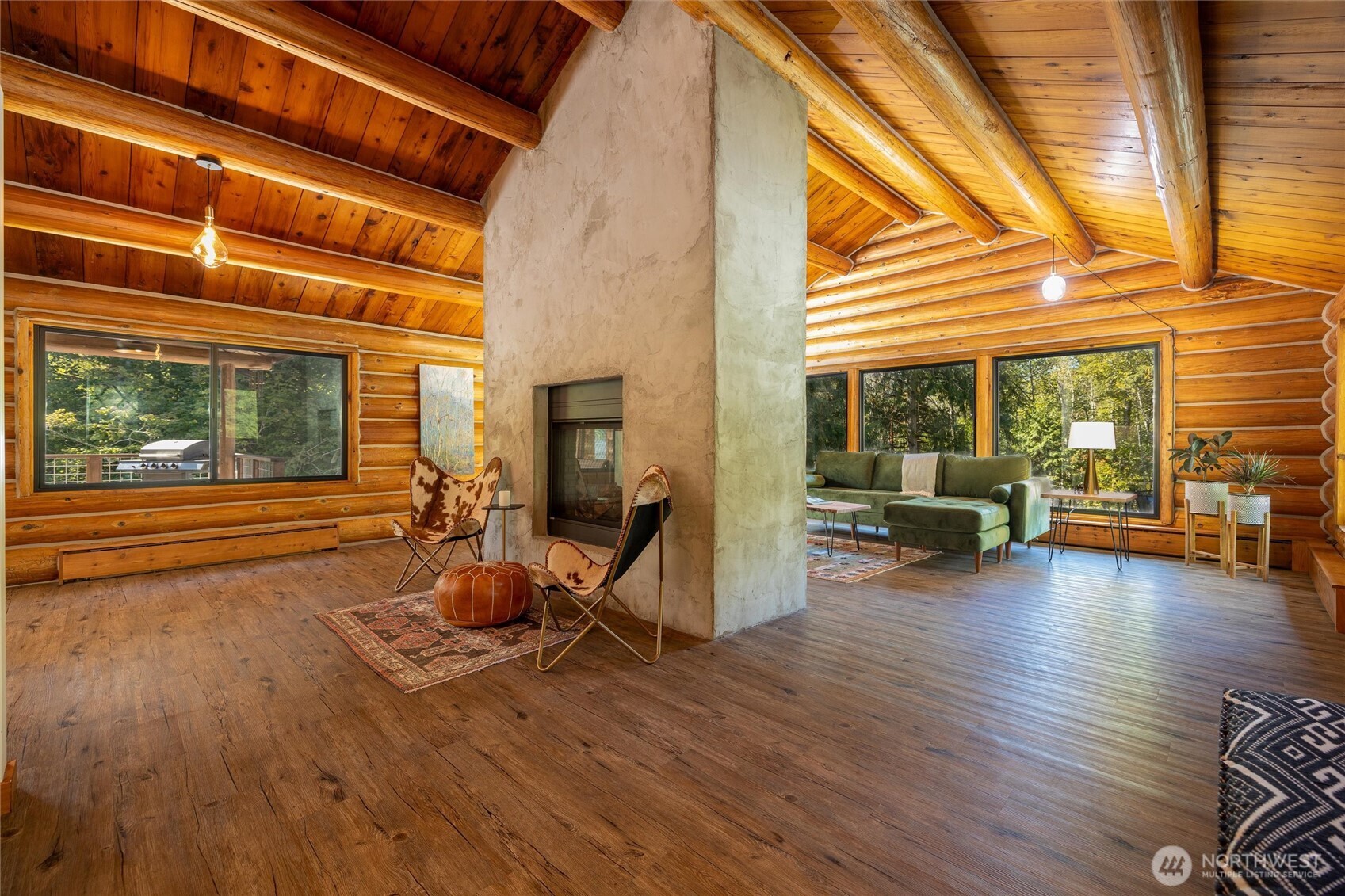 7577 Canyon View Drive Deming, WA 98244 - Photo 5 of 40 a view of a room with wooden floor and furniture