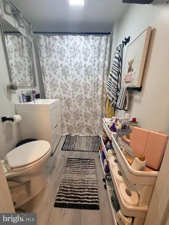 a view of a backyard with plants and a patio