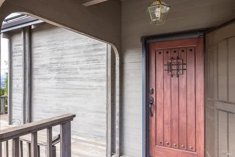 a view of front door