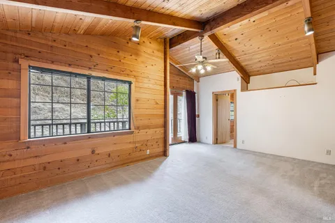 a view of an front door