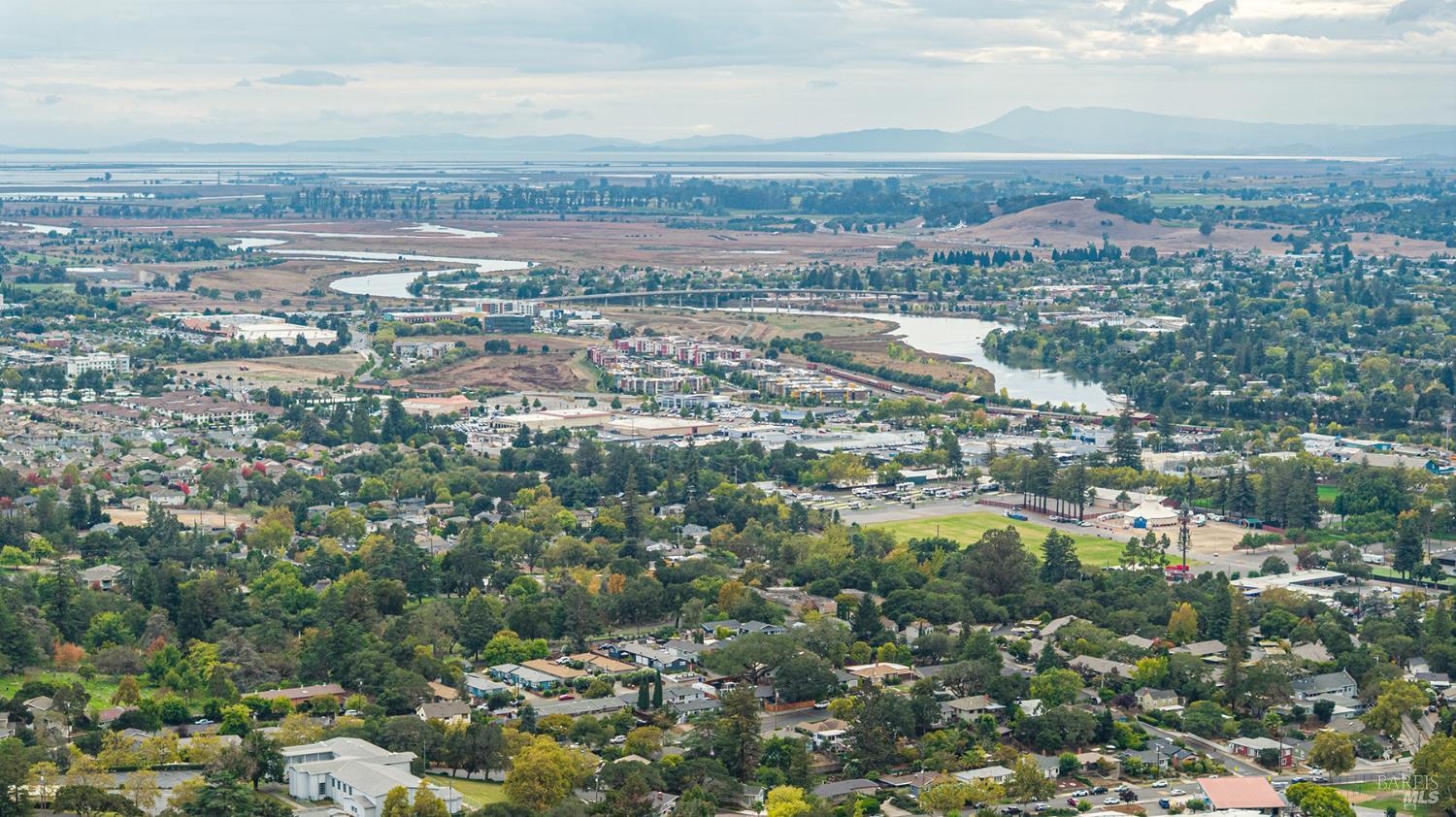 1450 Sproul Avenue Napa, CA 94559 - Photo 40 of 43 a view of a city with mountains in the background