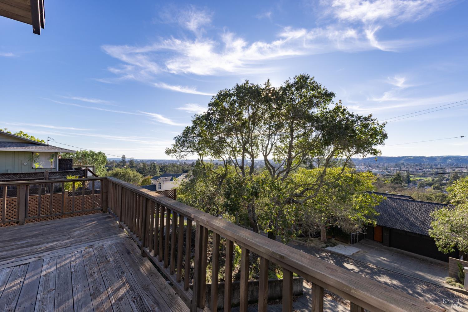 1450 Sproul Avenue Napa, CA 94559 - Photo 47 of 48 a balcony with wooden floor and city view