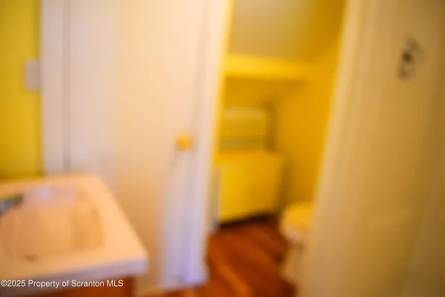 a view of a painted walls