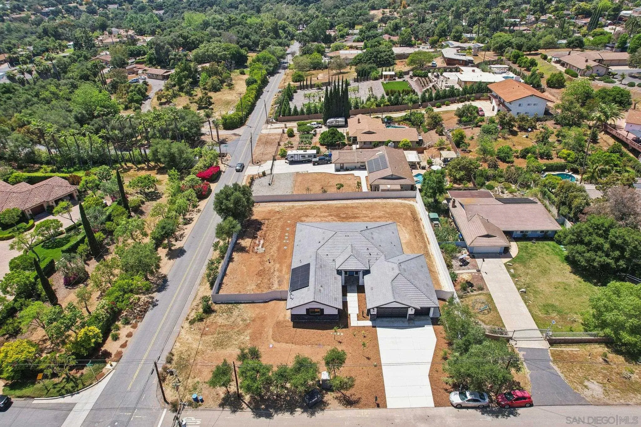 2745 Alexander Drive Escondido, CA 92029 - Photo 35 of 39 an aerial view of residential houses with outdoor space
