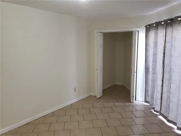 a view of an empty room