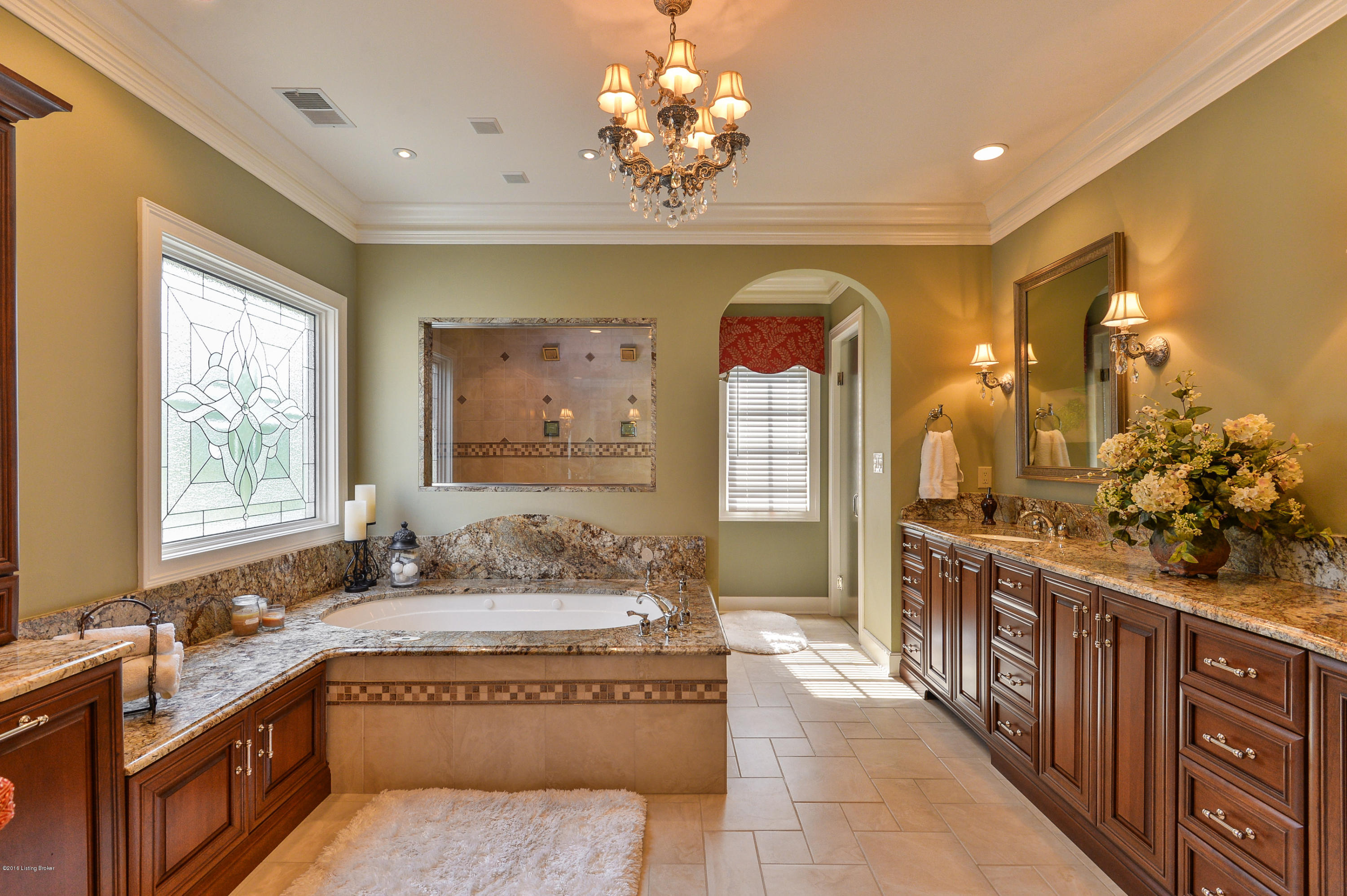 5307 Juniper Beach Road Prospect, KY 40059 - Photo 22 of 47 Whirlpool tub, gorgeous cabinetry, heated tile floor