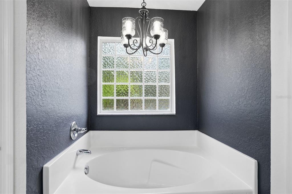 26 Statice Court Homosassa, FL 34446 - Photo 34 of 70 a white bath tub sitting in a bathroom next to a window