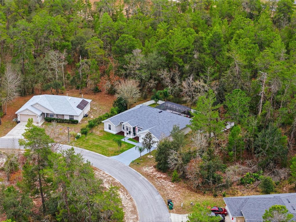 26 Statice Court Homosassa, FL 34446 - Photo 68 of 70 an aerial view of a house with garden space and street view