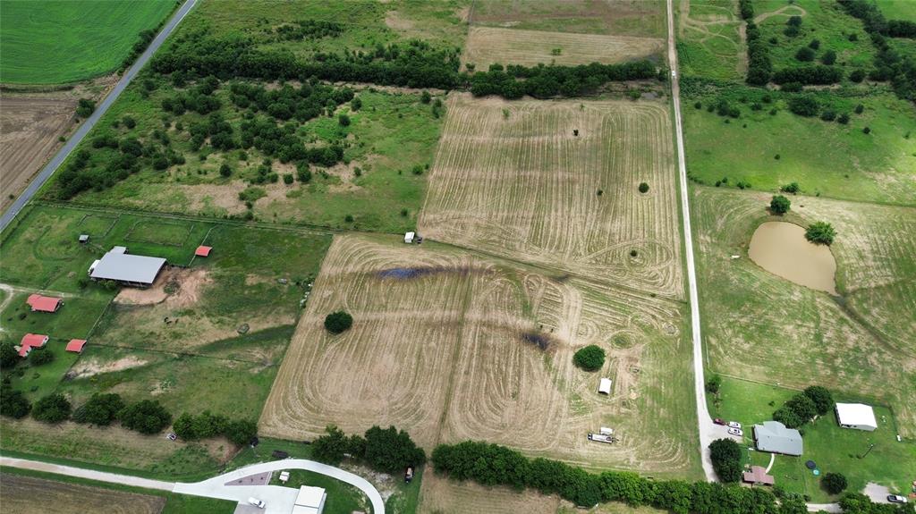The lighter mowed section in the middle is the acreage