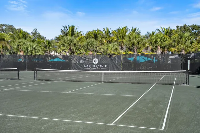 a view of a tennis court
