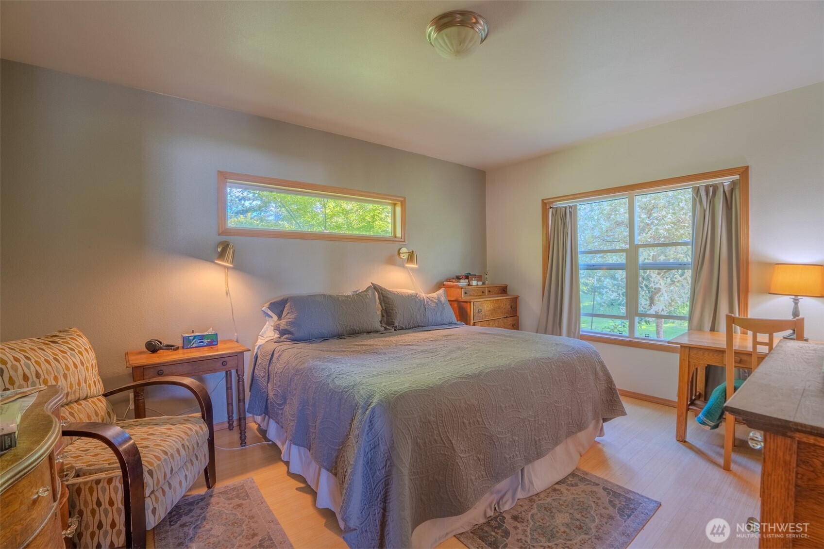 5178 Orcas Road Orcas Island, WA 98245 - Photo 14 of 37 a bedroom with a bed and a window