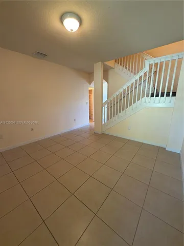 a view of an entryway with a window