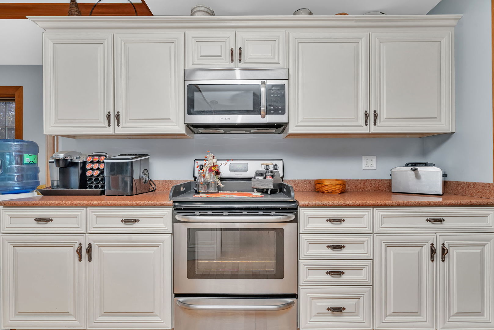 2624 East 21st Road Marseilles, IL 61341 - Photo 14 of 74 a kitchen with white cabinets and stainless steel appliances