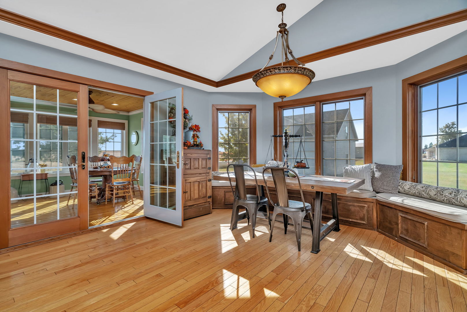 2624 East 21st Road Marseilles, IL 61341 - Photo 15 of 74 a view of a dining room with furniture window and wooden floor