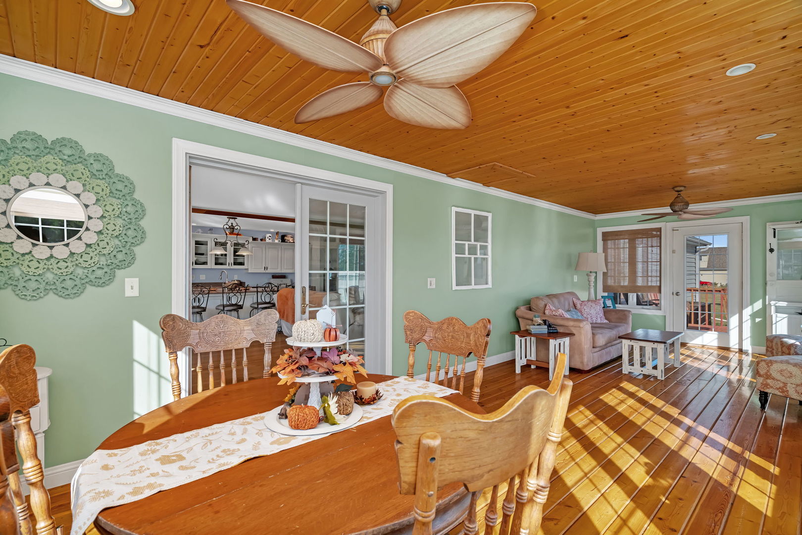 2624 East 21st Road Marseilles, IL 61341 - Photo 21 of 74 a view of a dining room with furniture window and outside view