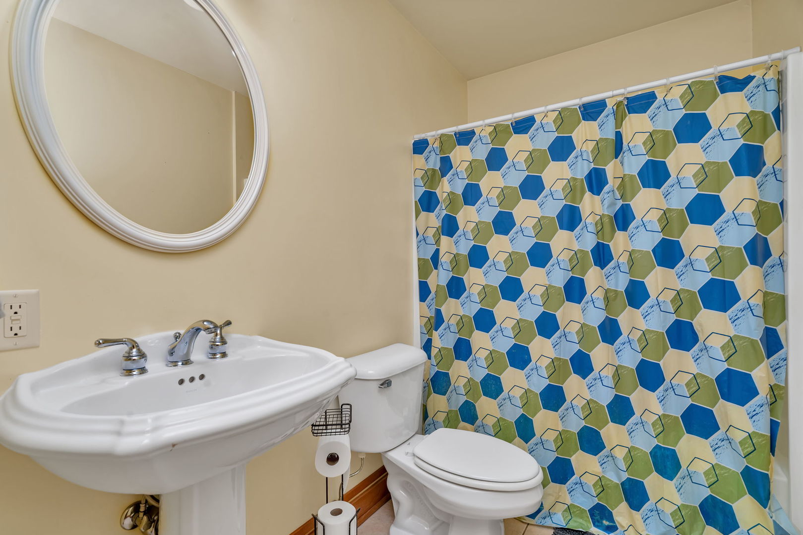 2624 East 21st Road Marseilles, IL 61341 - Photo 26 of 74 a bathroom with a sink and a mirror