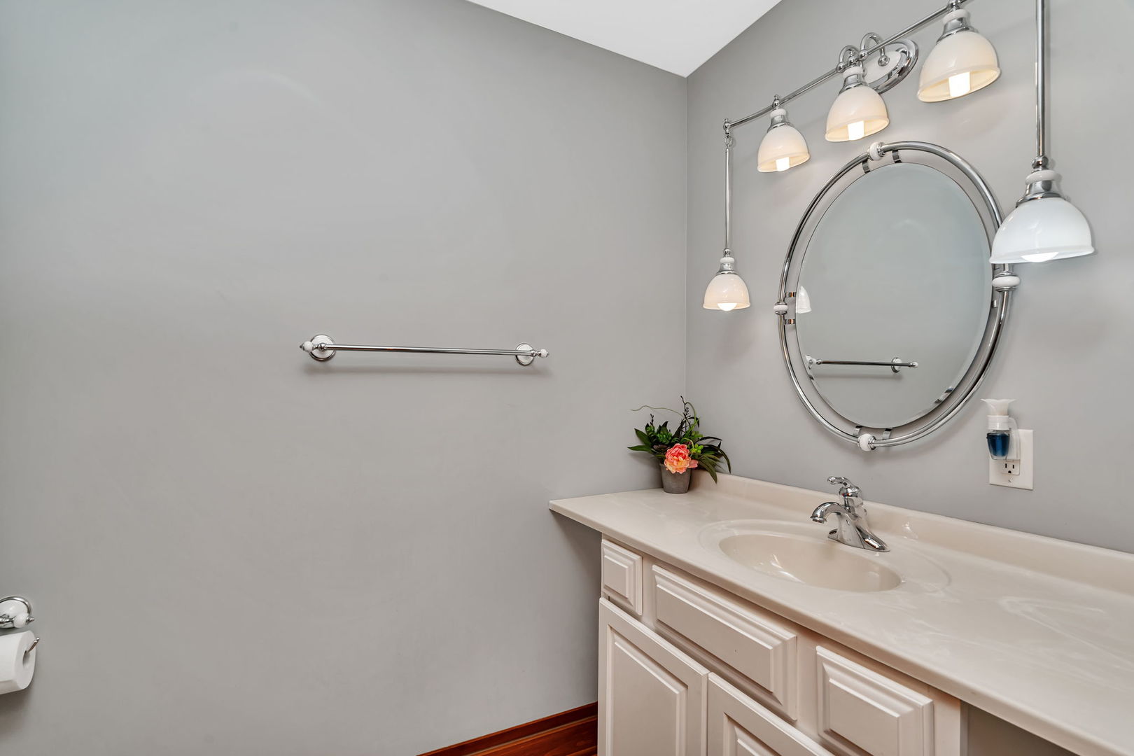 2624 East 21st Road Marseilles, IL 61341 - Photo 35 of 74 a bathroom with a sink and a mirror