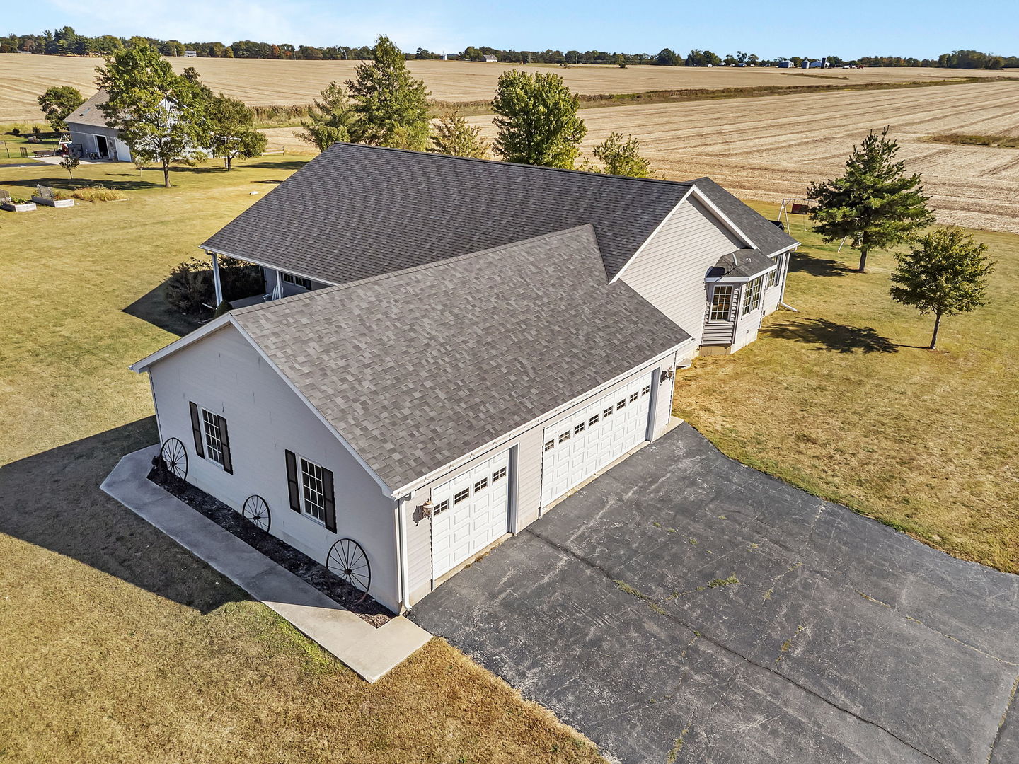 2624 East 21st Road Marseilles, IL 61341 - Photo 4 of 74 a view of a terrace with wooden floor and lake view