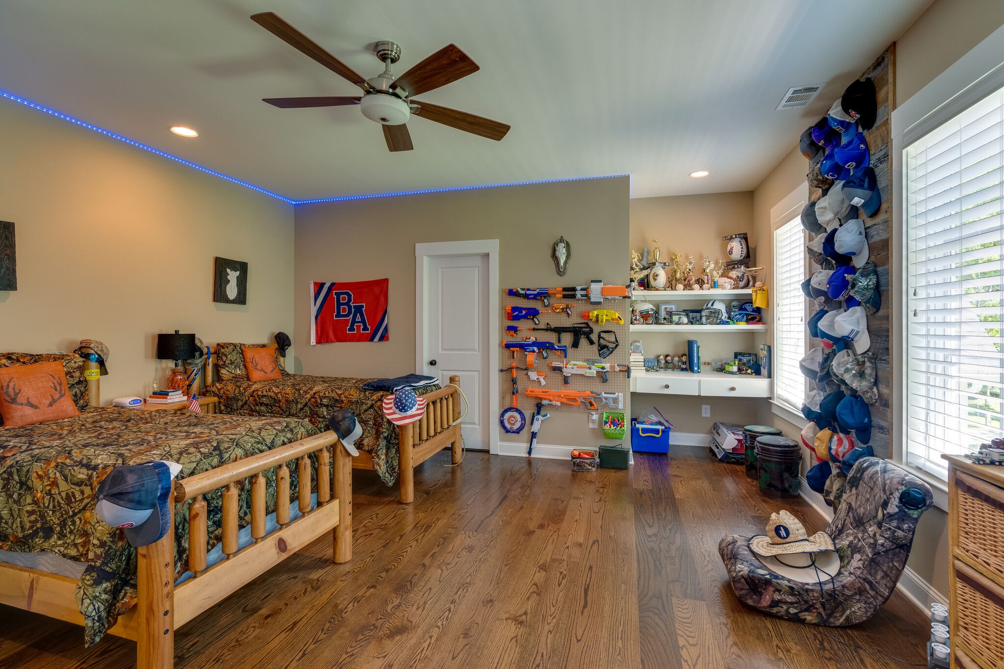 1453 Sneed Road West Franklin, TN 37069 - Photo 36 of 50 a bedroom with furniture and a wooden floor