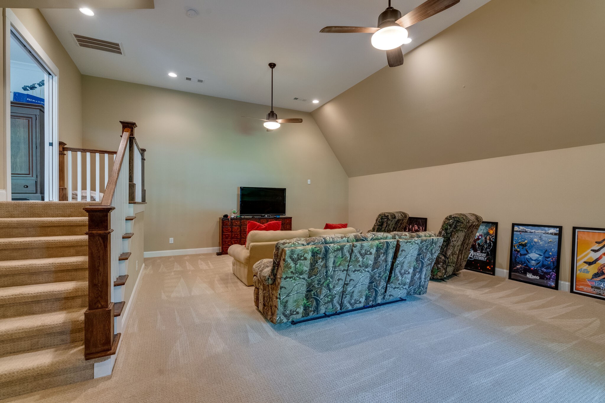 1453 Sneed Road West Franklin, TN 37069 - Photo 41 of 50 a living room with furniture and a flat screen tv