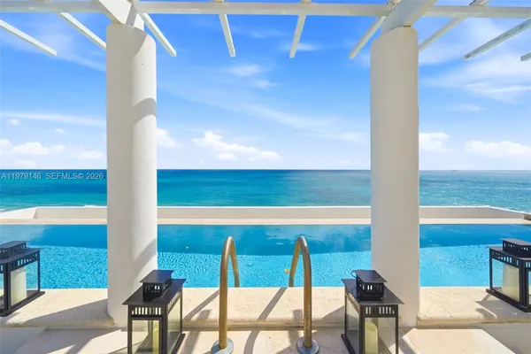 a view of swimming pool with outdoor space