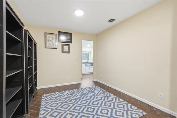 wooden floor in an empty room