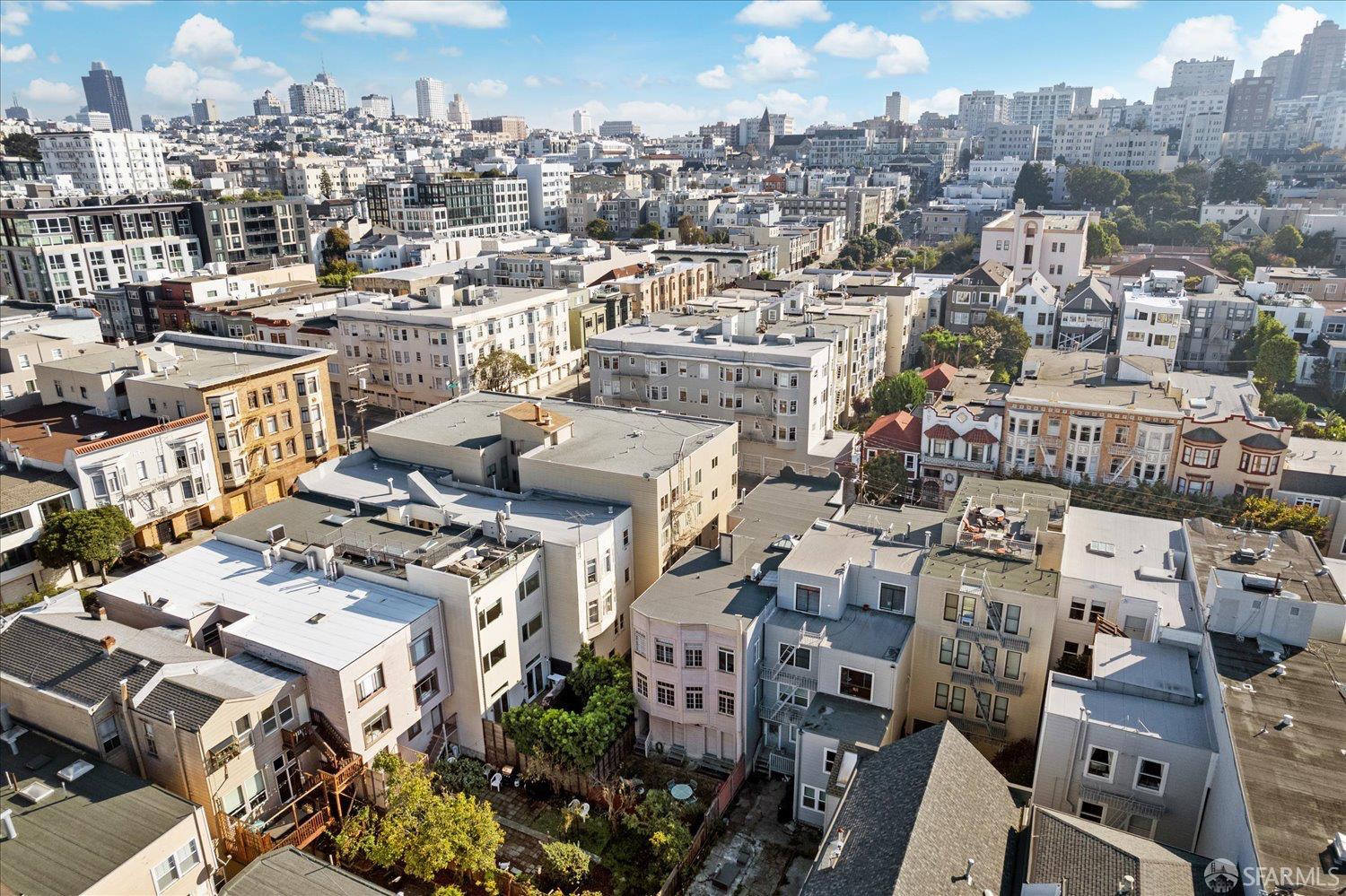 1624 Filbert Street, Unit 1 San Francisco, CA 94123 - Photo 45 of 47 an aerial view of a city