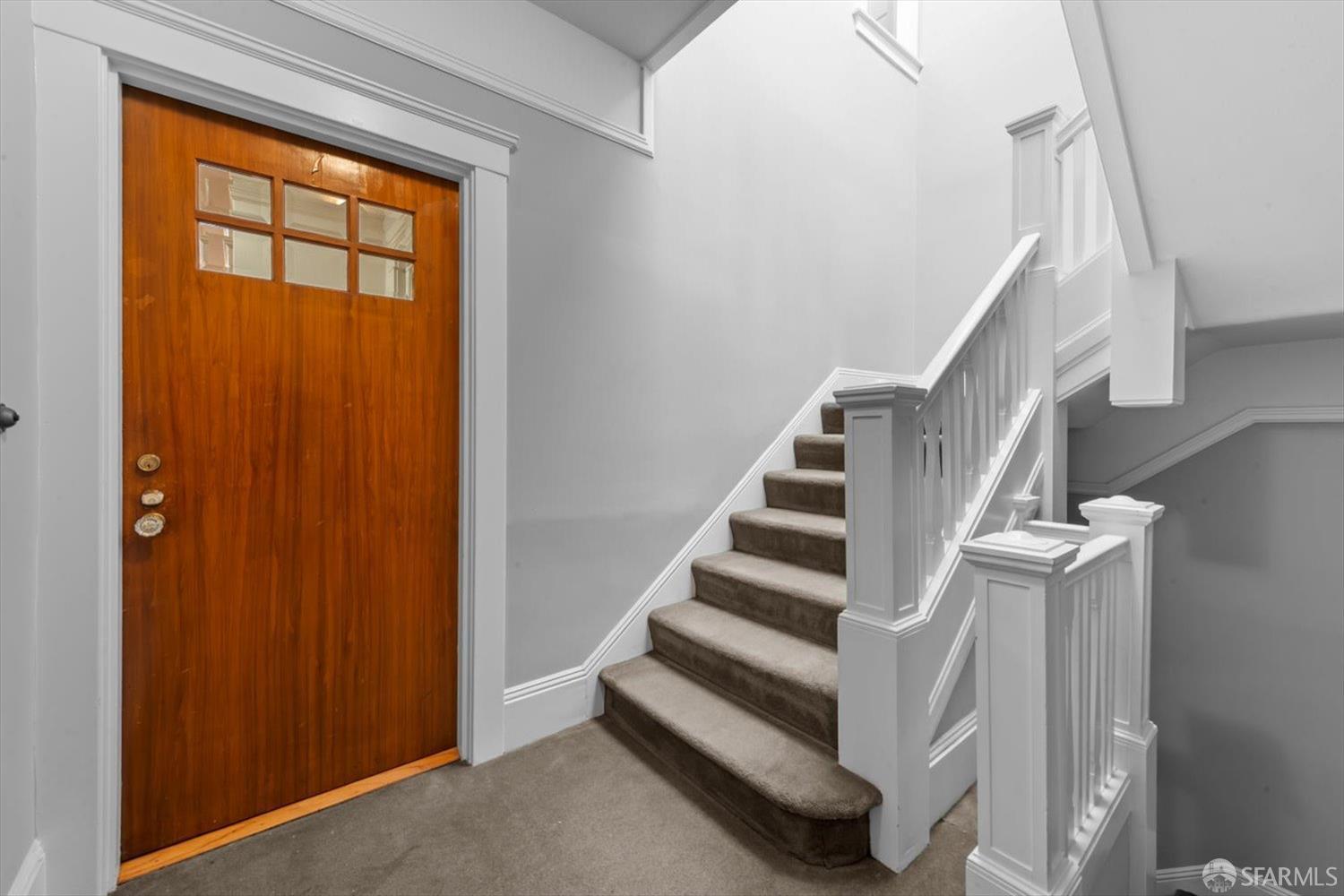 1624 Filbert Street, Unit 1 San Francisco, CA 94123 - Photo 6 of 47 a view of entryway and hall with wooden floor