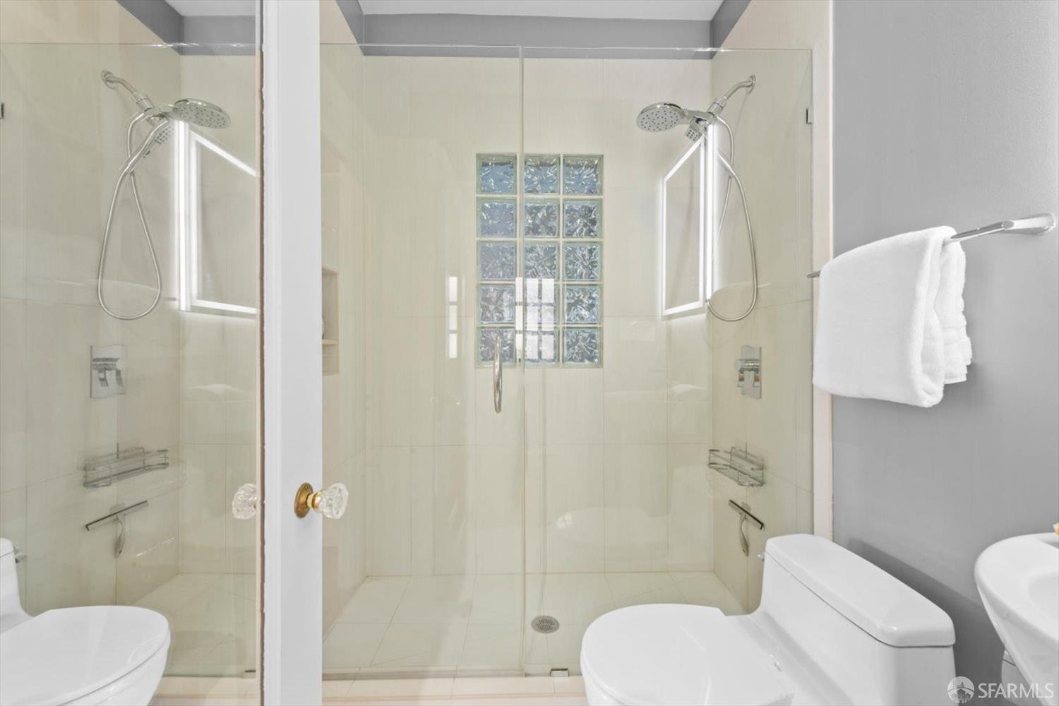 1624 Filbert Street, Unit 1 San Francisco, CA 94123 - Photo 10 of 47 a bathroom with a toilet and shower