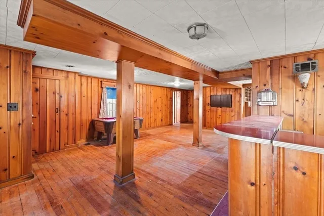 a view of front door of house