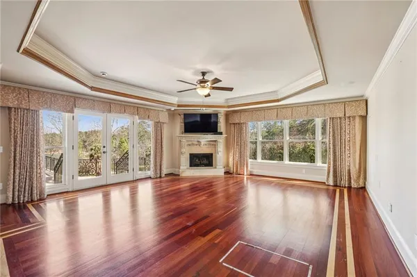 a bathroom with a sink a mirror and a shower
