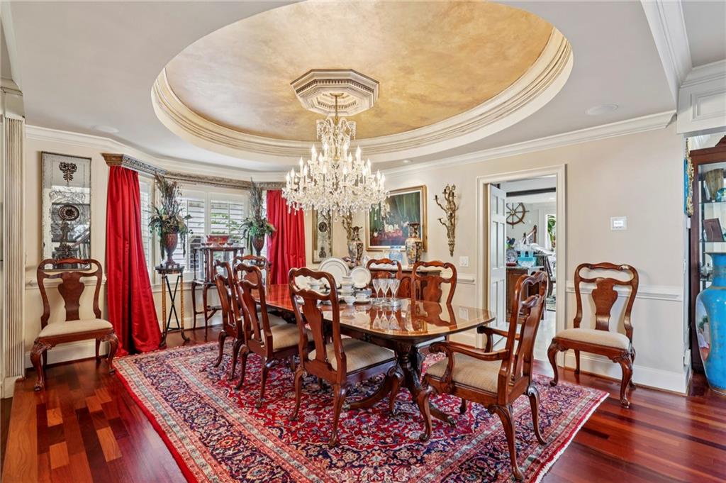 6525 Garrett Road Buford, GA 30518 - Photo 82 of 98 a view of a dining room with furniture