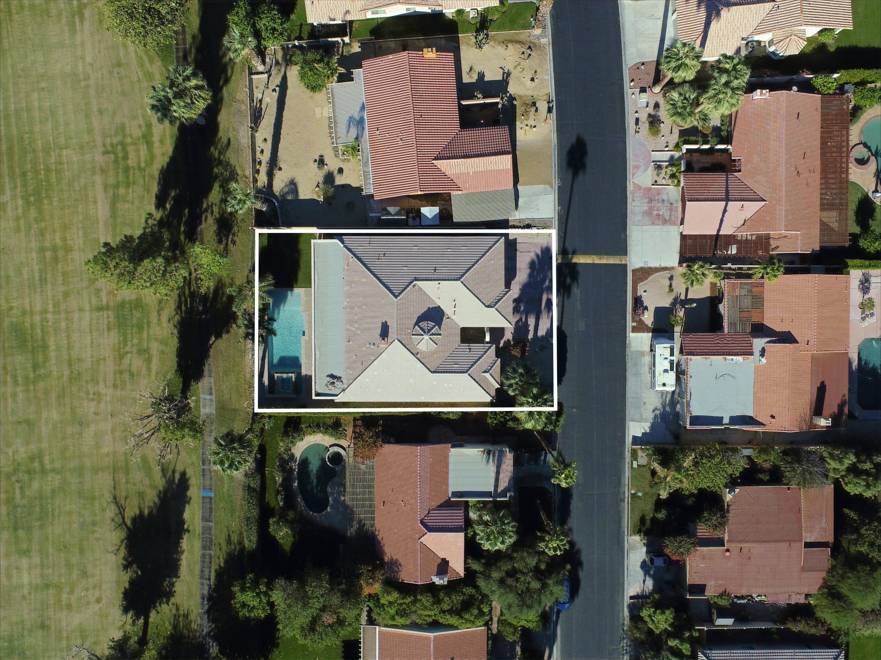 82553 Doolittle Drive Indio, CA 92201 - Photo 46 of 47 an aerial view of a house with outdoor space