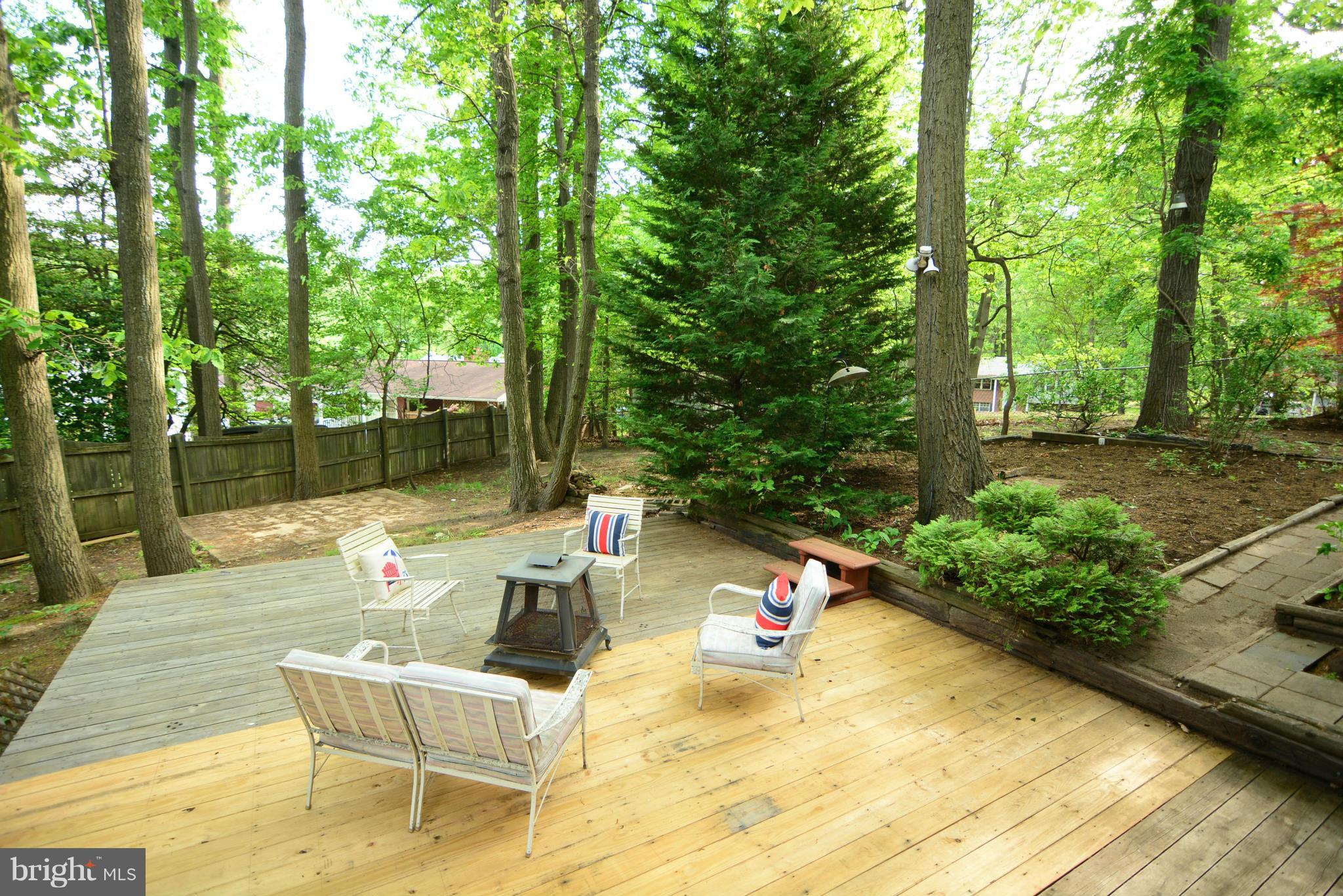 1563 Long Point Road Pasadena, MD 21122 - Photo 20 of 26 Mature trees give privacy in the backyard