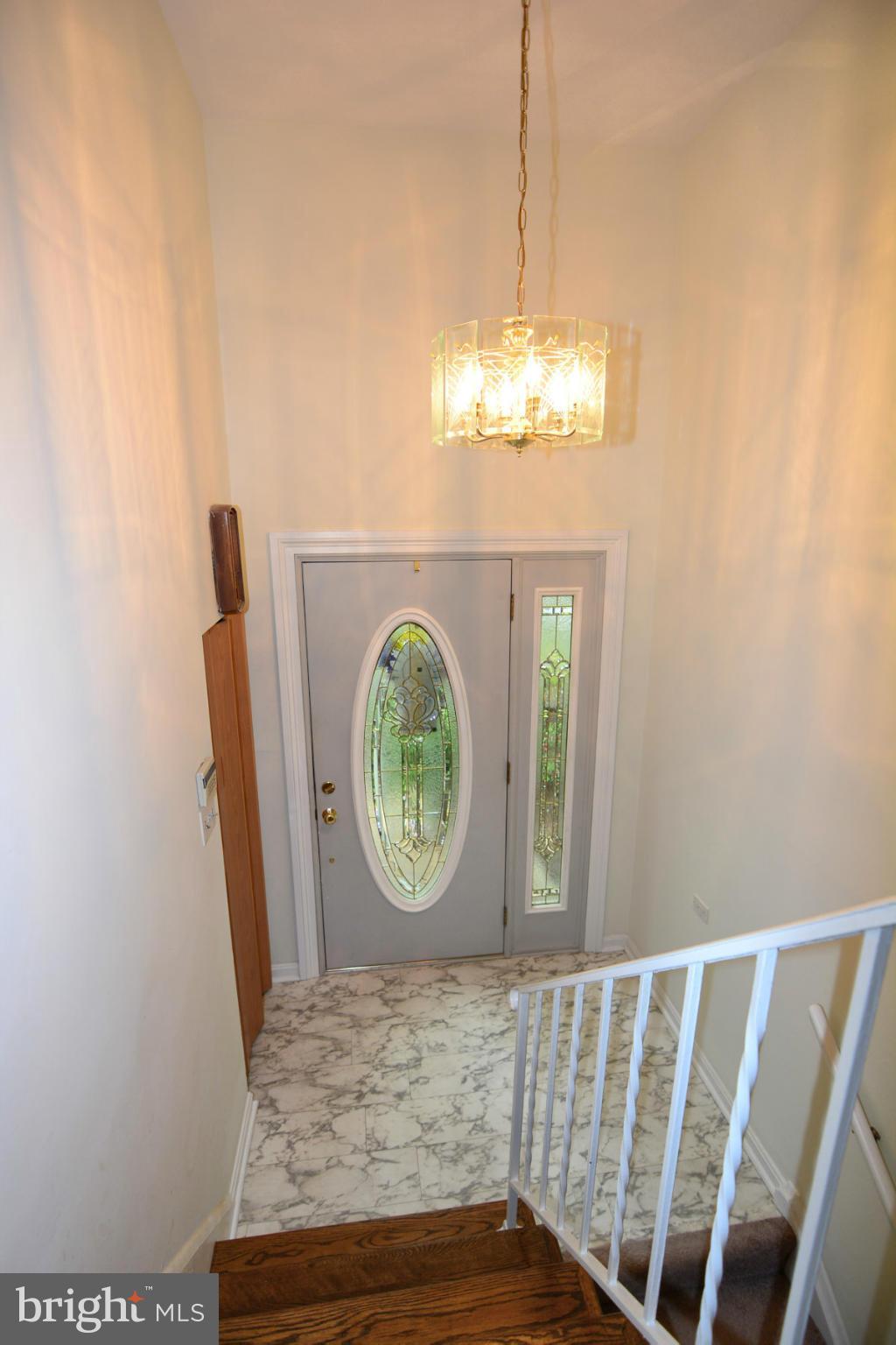 1563 Long Point Road Pasadena, MD 21122 - Photo 5 of 26 Entry foyer with marble flooring