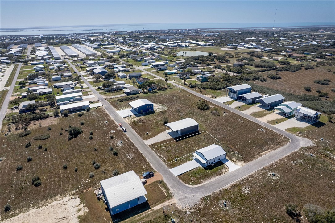 Lot 33 Carrie Port O'Connor, TX 77982 - Photo 4 of 10 Aerial View of Lot 33 with approximate property li