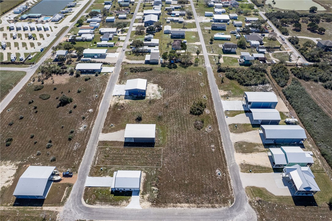 Lot 33 Carrie Port O'Connor, TX 77982 - Photo 6 of 10 Aerial View of Lot 33 with approximate property li