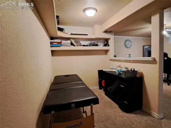 a room with storage and utility