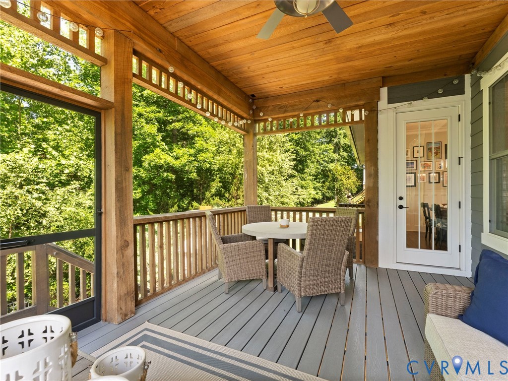 1925 Limbeck Lane Midlothian, VA 23112 - Photo 74 of 89 Private screened porch overlooking mature landscap