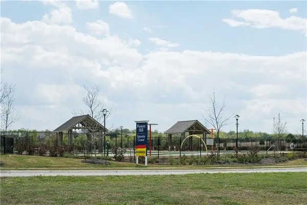 a view of a golf course