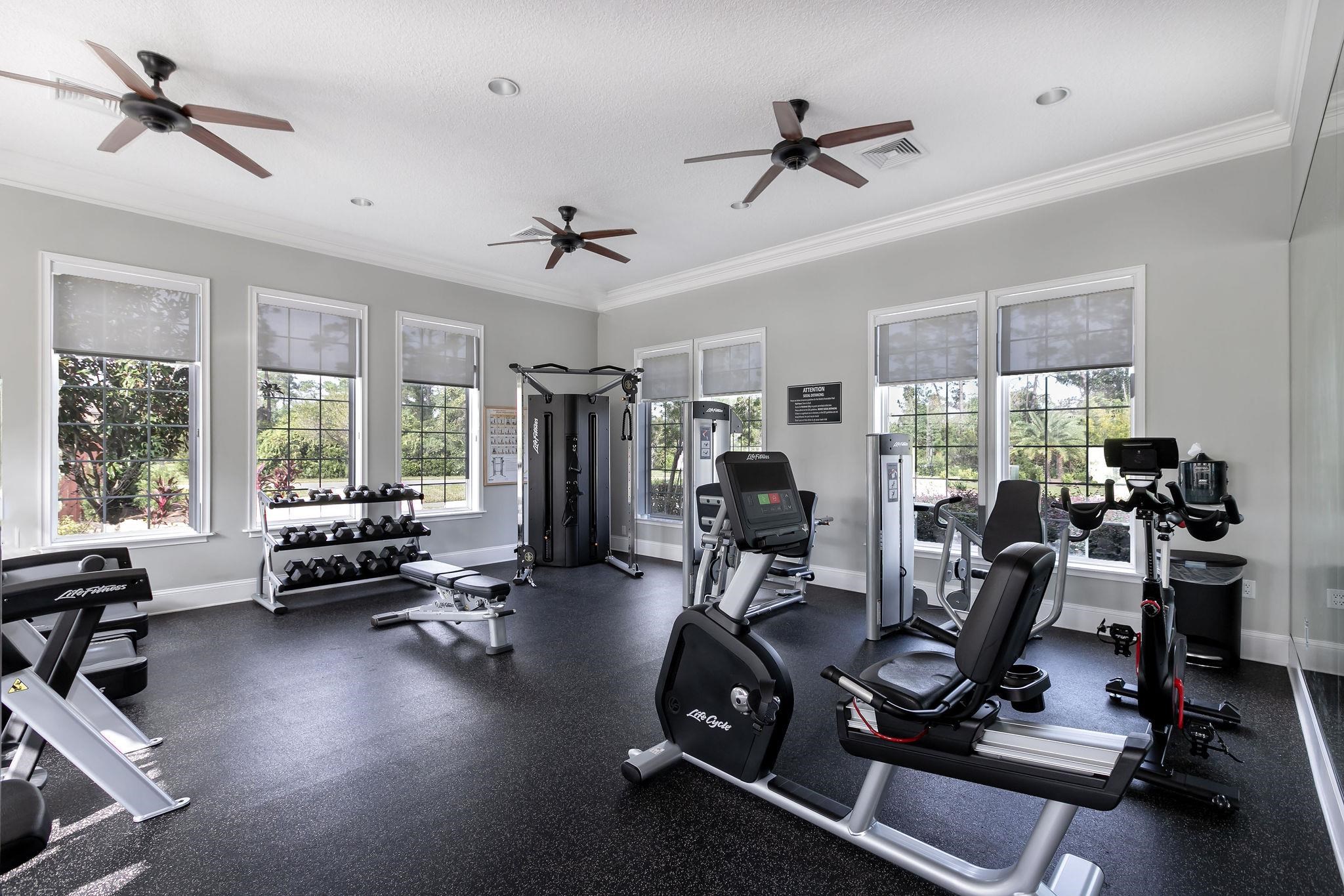 145 Paranza Trace St. Augustine, FL 32095 - Photo 31 of 34 a view of a room with gym equipment
