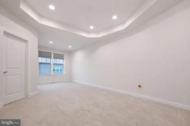 a view of an empty room