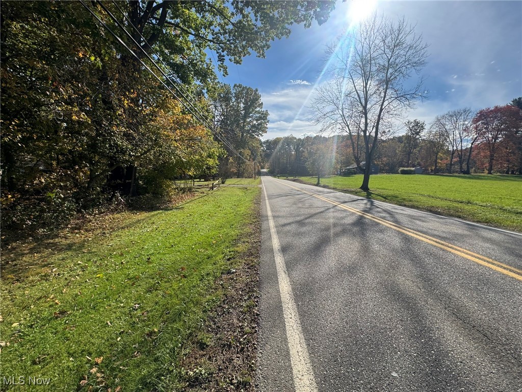 Infirmary Road Mantua, OH 44255 - Photo 13 of 13 South View of asphalt road featuring a wooded view