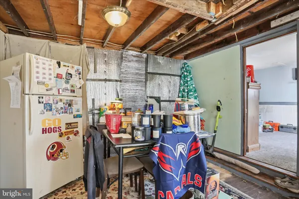 a view of storage and utility room